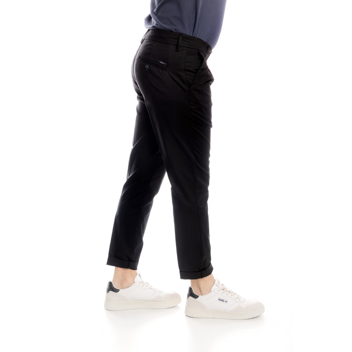 SCINN MEN’S SLIM FIT COTTON ΥΦΑΣΜΑΤΙΝΟ ΠΑΝΤΕΛΟΝΙ 124.194 MATTEO BLACK